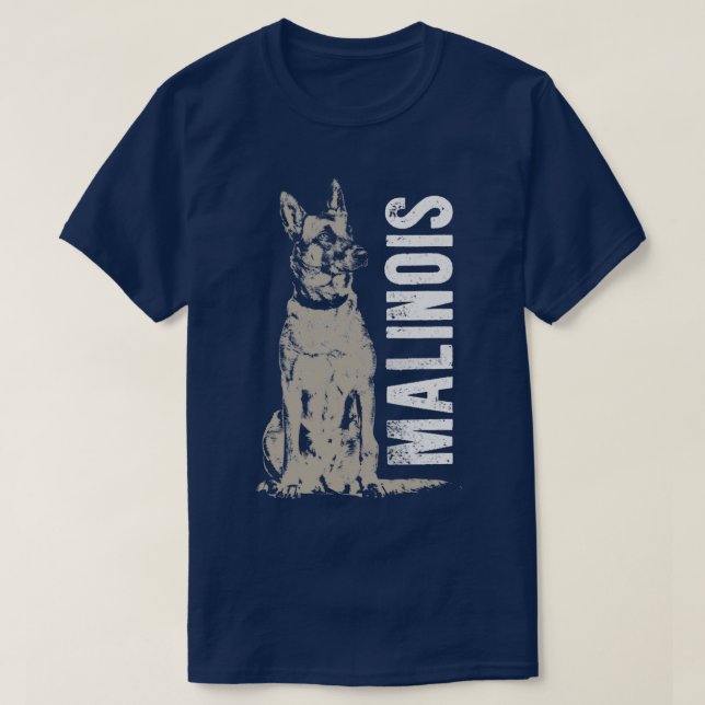 Camiseta Malinois pastor belga Mechelaar 2  (Frente do Design)