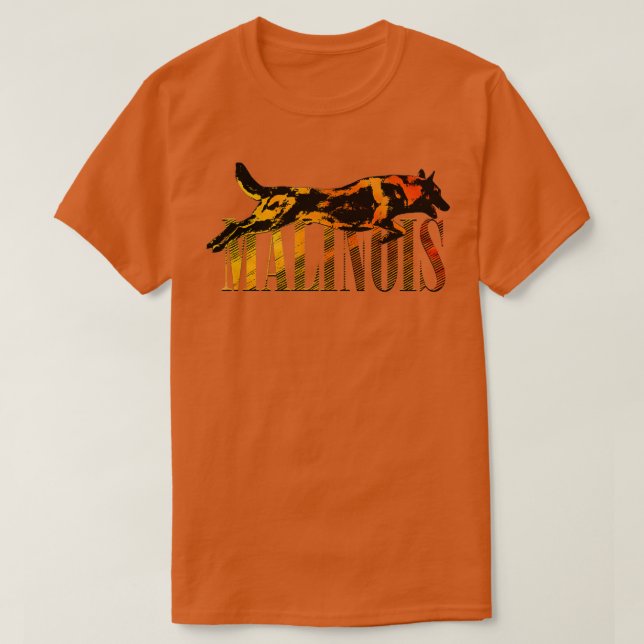 Camiseta Malinois pastor belga Mechelaar 5  (Frente do Design)