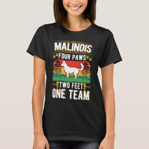 Camiseta Malinois: quatro patas, dois pés, uma equipe belga
