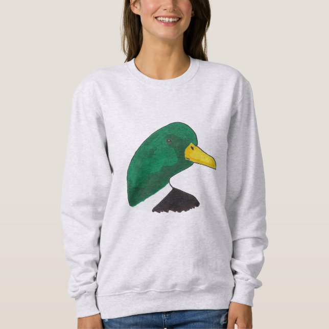 Camiseta Mallard Duck desenhado à mão (Frente)