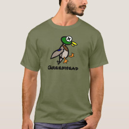 Camiseta Mallard Greenhead Drake - Pato Morto - Caça - Cami