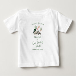 Camiseta Mallard Lucky Duck 1st Birthday 