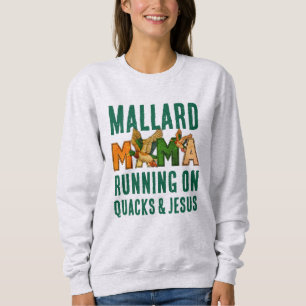 Camiseta MALLARD MAMA Falsa Rhinestone