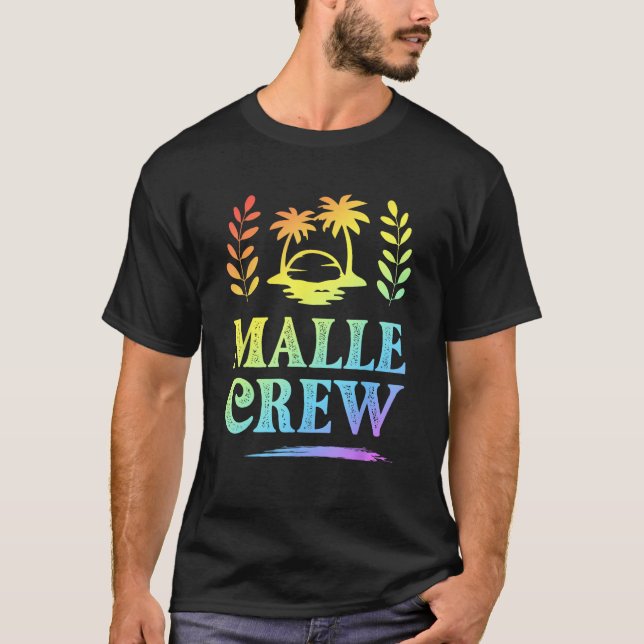 Camiseta Malle Crew Mallorca Holiday Saying (Frente)