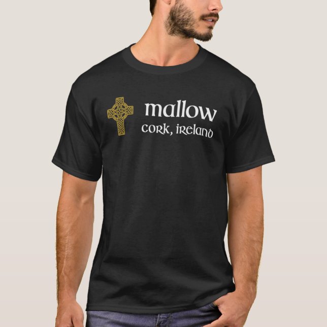 Camiseta Mallow Cork Celtic Cross Ireland Gaelic & Hurling (Frente)