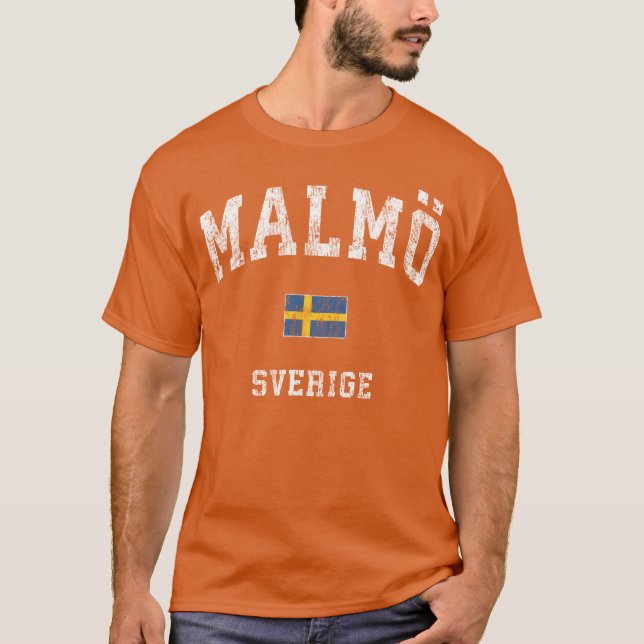 Camiseta Malmo Sweden Sverige Athletic Sports boy (Frente)