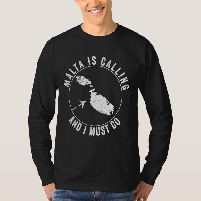 Camiseta Malta Chama De Vaca Vaca, Doença De Feriado Maltês (Frente)