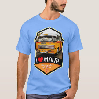 Camiseta Malta Oldtimer Maltês Bus