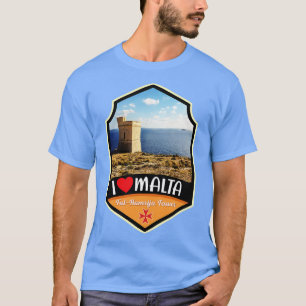 Camiseta Malta TalHamrija Tower E Filfla Island