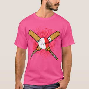 Camiseta Maltai Cricket Racket E Bandeira Da Bola De Maltai