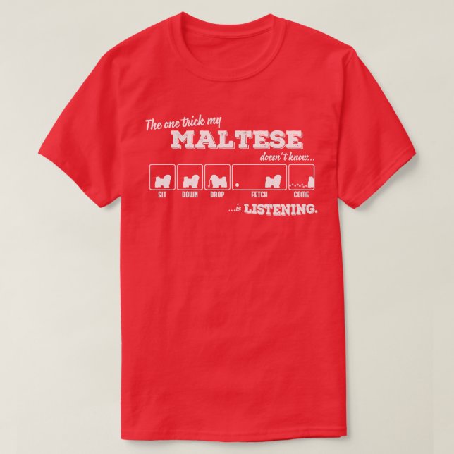 Camiseta Maltês 3 (Frente do Design)