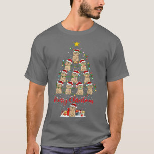 Camiseta Maltês Cachorro Colchete Papais noeis Maltês Natal