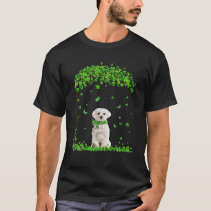Camiseta Maltês Cachorro - Rua de Vestuário Verde Irland