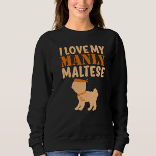 Camiseta Maltês Canino Pet Manly Boy Dog Gênero Reveza Cu