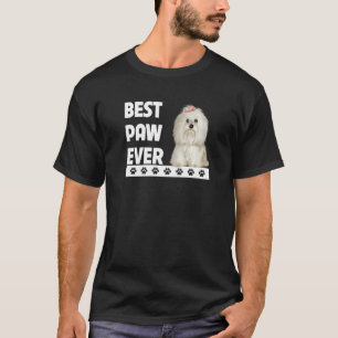 Camiseta Maltês - Melhor Caminho - Cão do Dia de os pais Ma