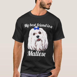 Camiseta Maltês Meu Melhor Amigo É Maltês