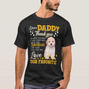 Camiseta Maltipoo Pai Obrigado Por Ser Meu Pai