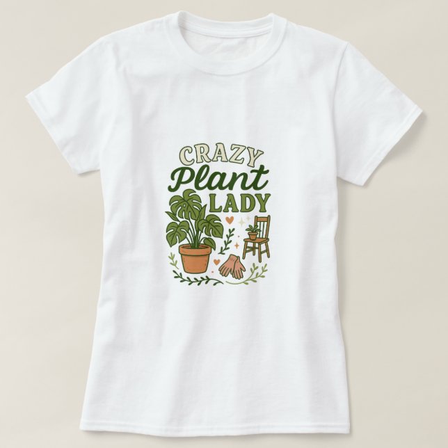 Camiseta Maluca de Planta (Frente do Design)