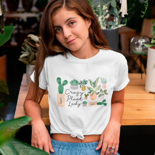Camiseta Maluca de Plantas   Quic Watercolor Plantas Potáve