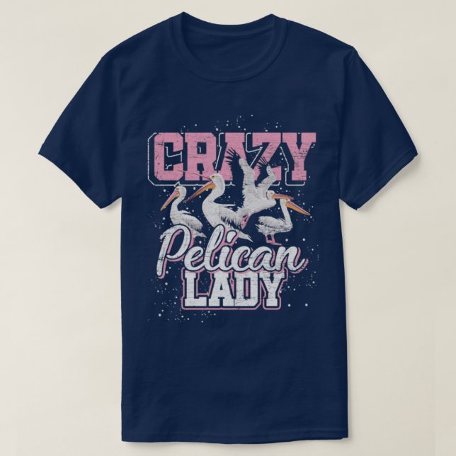 Camiseta Maluca Pelican Lady Women Grunge (Frente do Design)