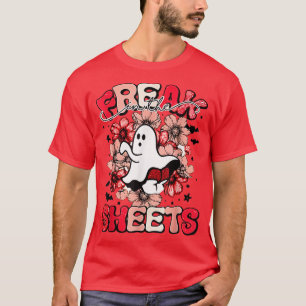 Camiseta Maluco Nas Folhas, Flor Vermelho, Mulher-Fantasma