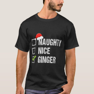 Camiseta Maluquinho Legal Ruivo de Chapéu de Papai Noel Pre