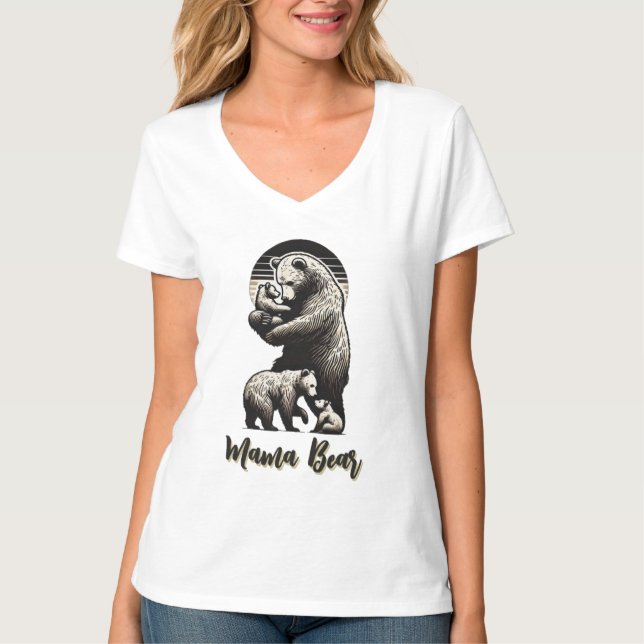 Camiseta Mama Bear (Frente)