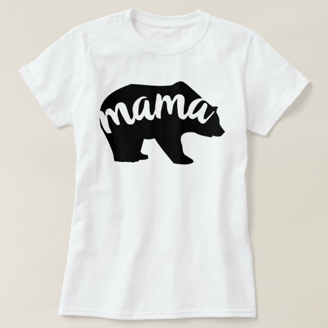 Camiseta Mama Bear (Frente do Design)