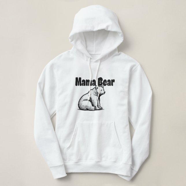 Camiseta Mama Bear (Frente do Design)