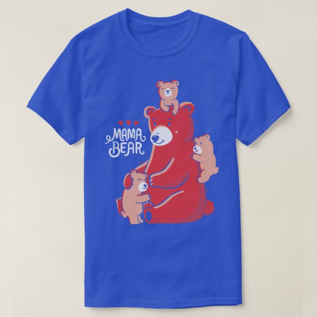 Camiseta Mama Bear (Frente do Design)