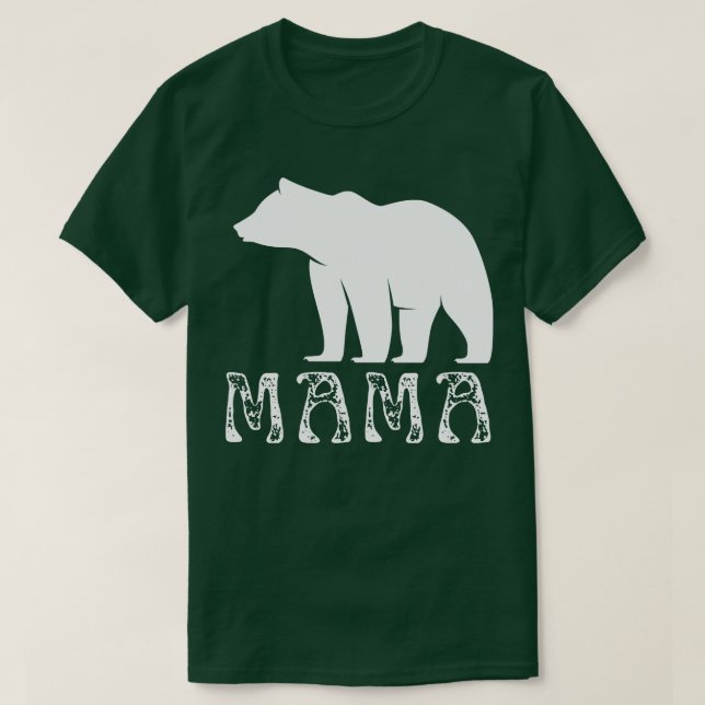 Camiseta Mama Bear (Frente do Design)