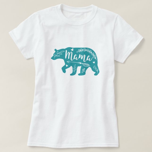 Camiseta Mama Bear (Frente do Design)