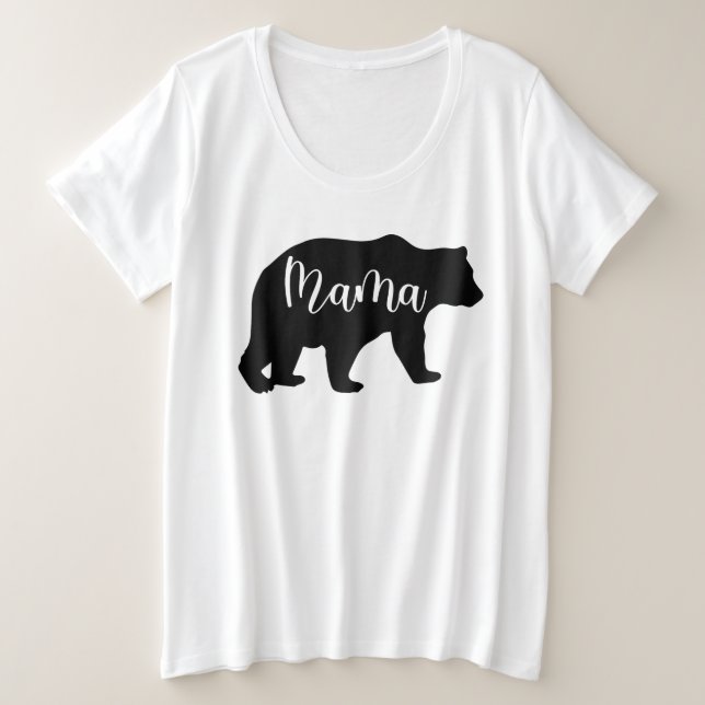 Camiseta Mama Bear (Frente do Design)