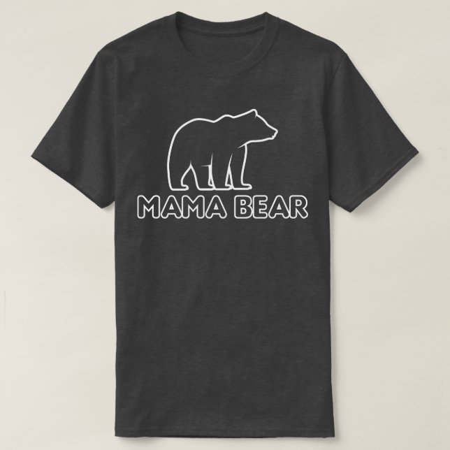Camiseta Mama Bear 1 (Frente do Design)