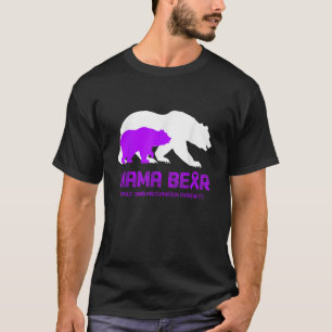 Camiseta Mama Bear Arnold Chiari Sensibilização para a malf