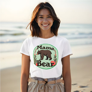 Camiseta Mama Bear - Clássico e Design Cozy