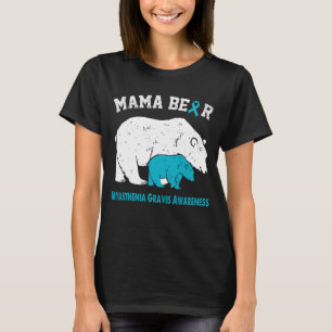 Camiseta Mama Bear Consciência da MIASTENIA GRAVE