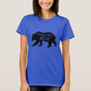Camiseta Mama Bear Elegant Script