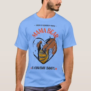 Camiseta Mama Bear em Boots do Cowboy