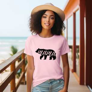 Camiseta Mama Bear   Família Correspondente