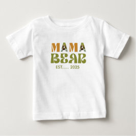 Camiseta Mama Bear Heartwarming Illustration