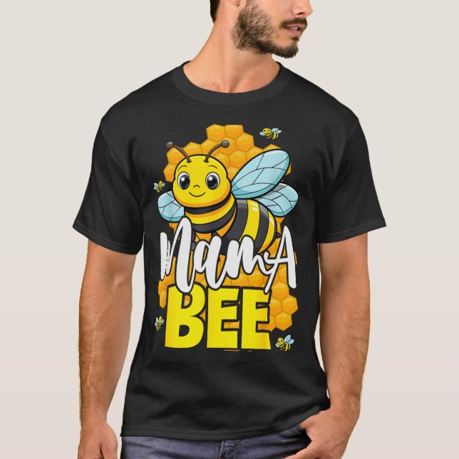 Camiseta Mama Bee Family Bee First Bee Day Outfits  (Frente)