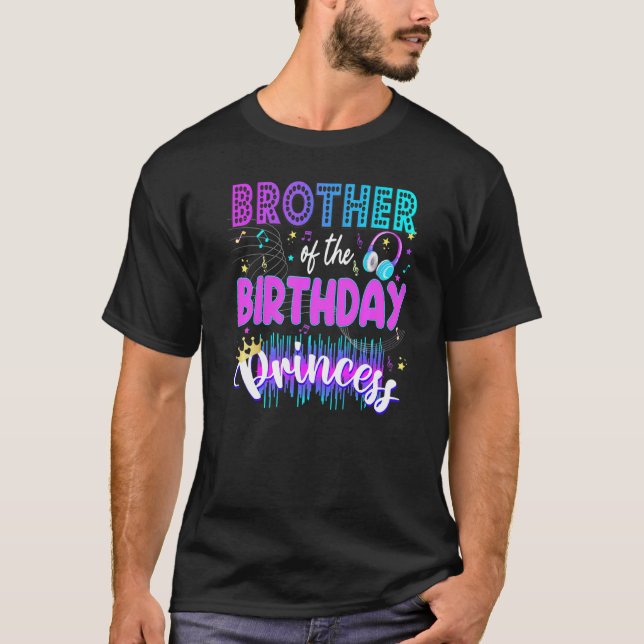 Camiseta Mama Birthday Rockstar Theme Music Party Karaoke G (Frente)