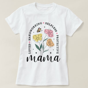 Camiseta Mama Boho Flowers Mama