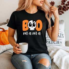 Camiseta Mama Boo - Festa do Crânio de Cuta Personalizada