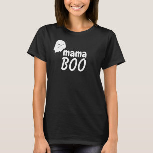 Camiseta Mama BOO Halloween - Correspondência da Família Fa