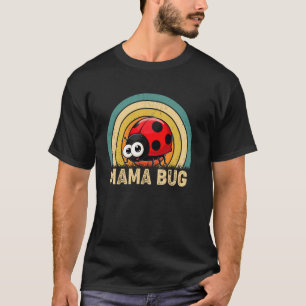 Camiseta Mama Bug Mãe Dia das Mães Ladybug Meninas Mulheres