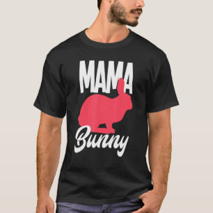 Camiseta Mama Bunny Mom Cute Bunny Mom