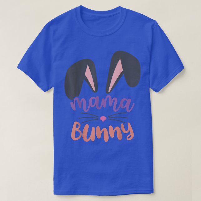 Camiseta Mama Bunny Páscoa (Frente do Design)