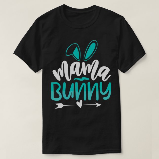Camiseta Mama Bunny Páscoa (Frente do Design)